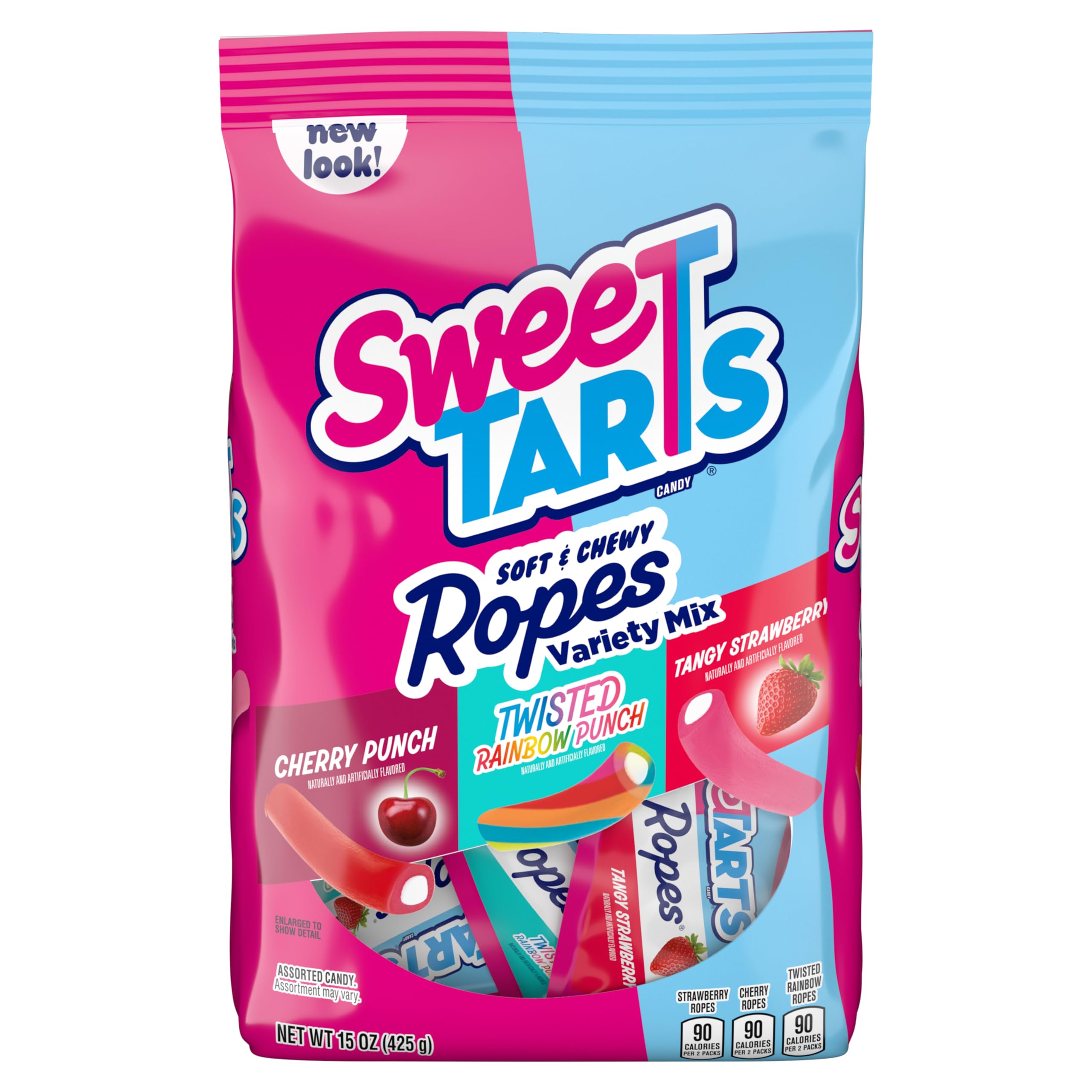 SweeTARTS Ropes Cherry Punch close-up showing bold cherry flavor and chewy texture.