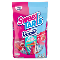 SweeTARTS Ropes Cherry Punch close-up showing bold cherry flavor and chewy texture.