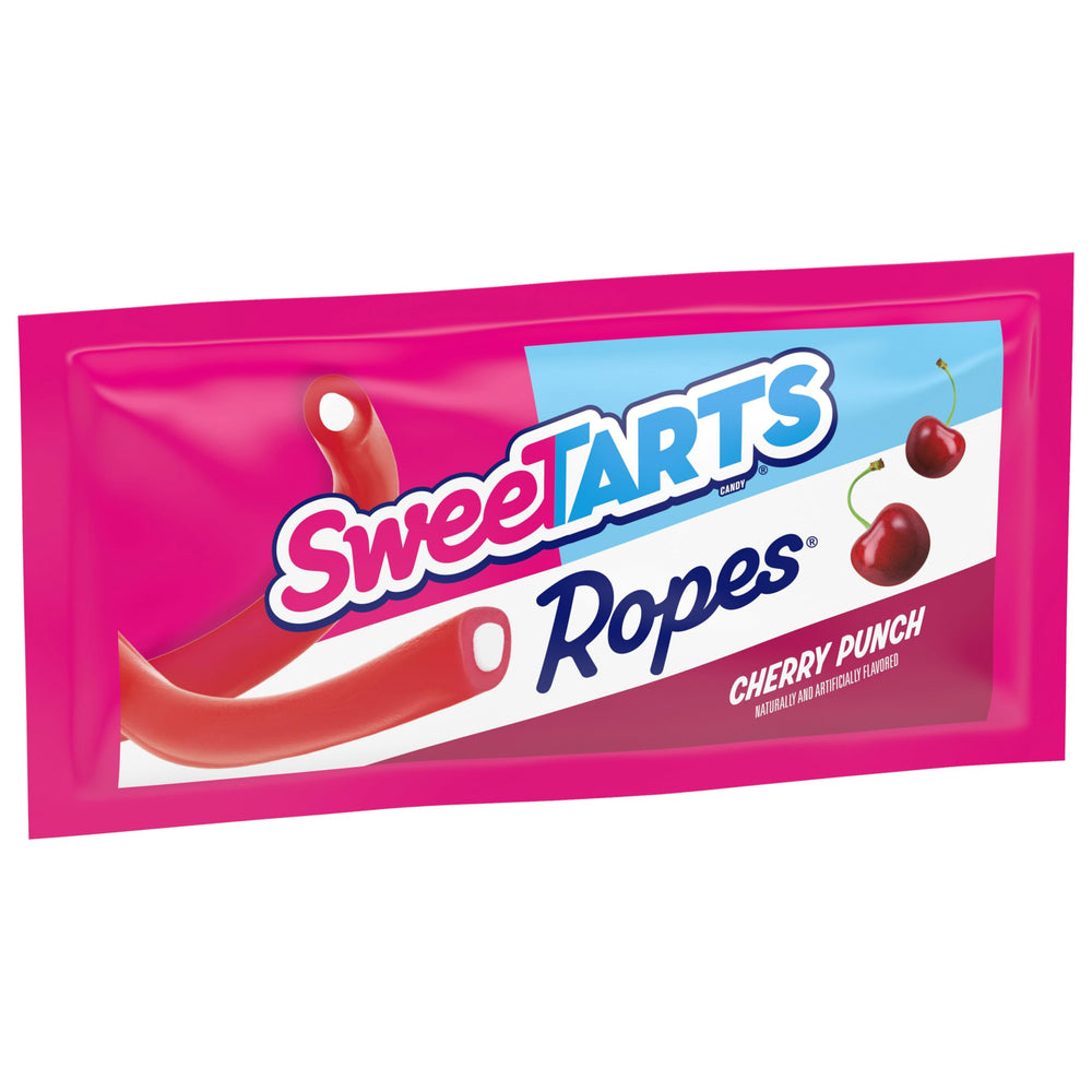 SweeTARTS Ropes Individual Wrap Close-up showing pre-portioned, easy-to-share packaging.