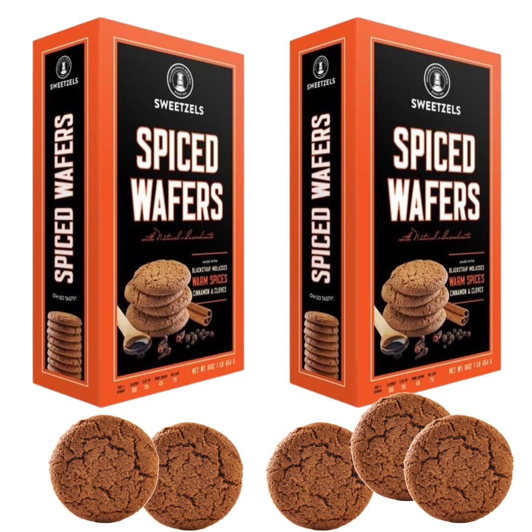 Sweetzels Ginger Snap cookie hero shot emphasizes crisp bite and bold spice