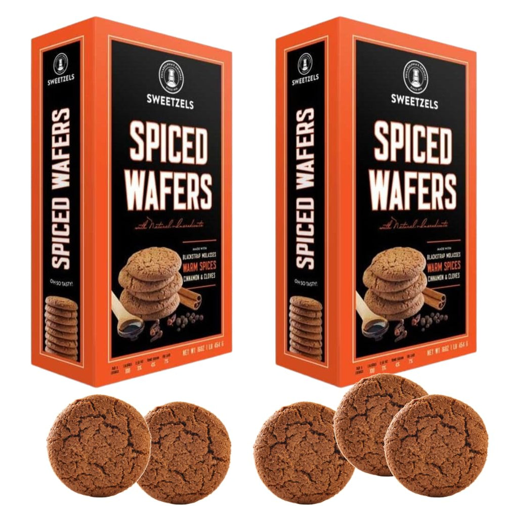 Sweetzels Ginger Snap cookie hero shot emphasizes crisp bite and bold spice