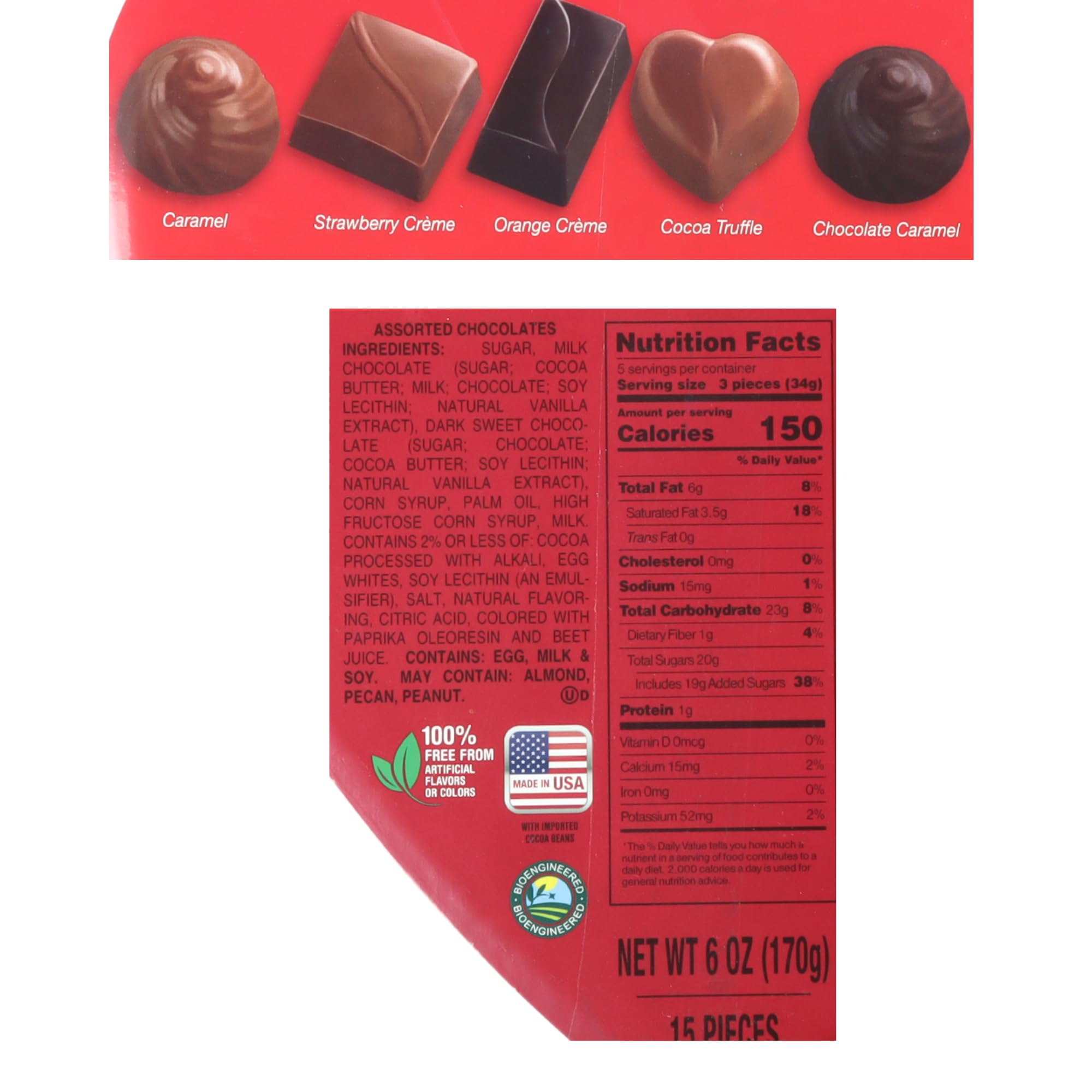 Sweetzo 15 assorted truffles per box offer variety.