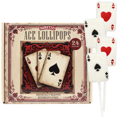 Sweetzo Ace Card Lollipops deck theme for party favors and themes