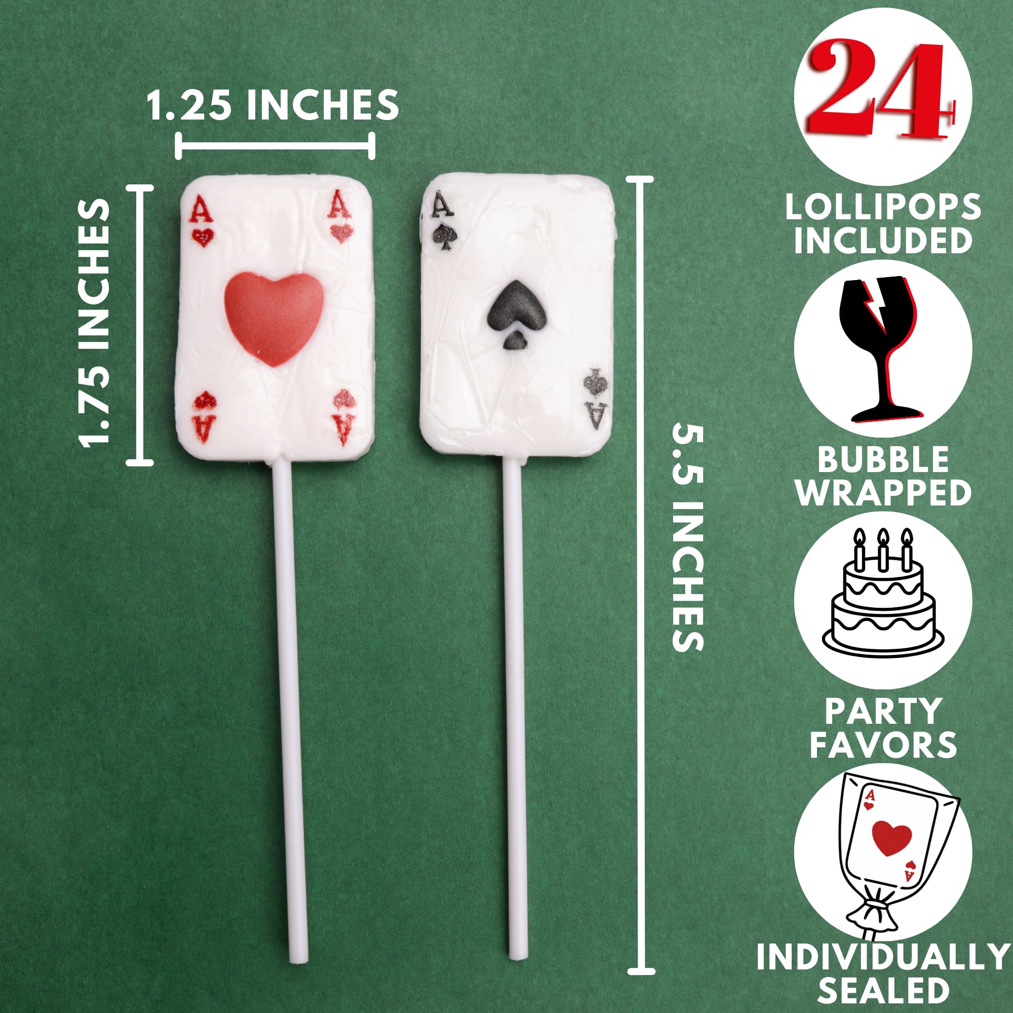 Sweetzo Ace Card Lollipops individually wrapped pack ready for sharing