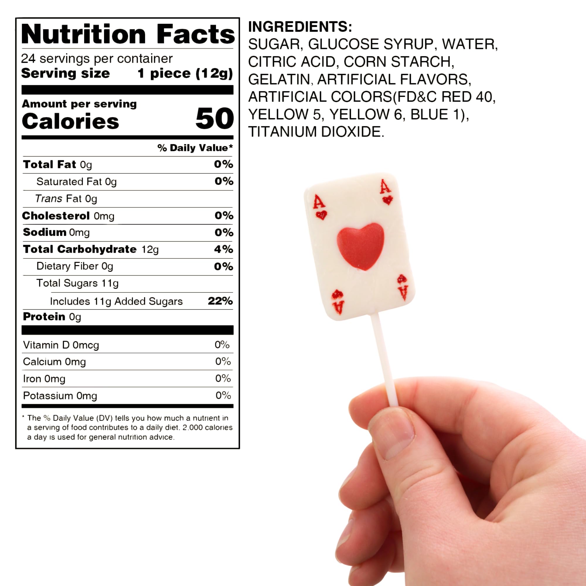 Sweetzo Ace Card Lollipops watermelon flavor close-up for refreshing bite