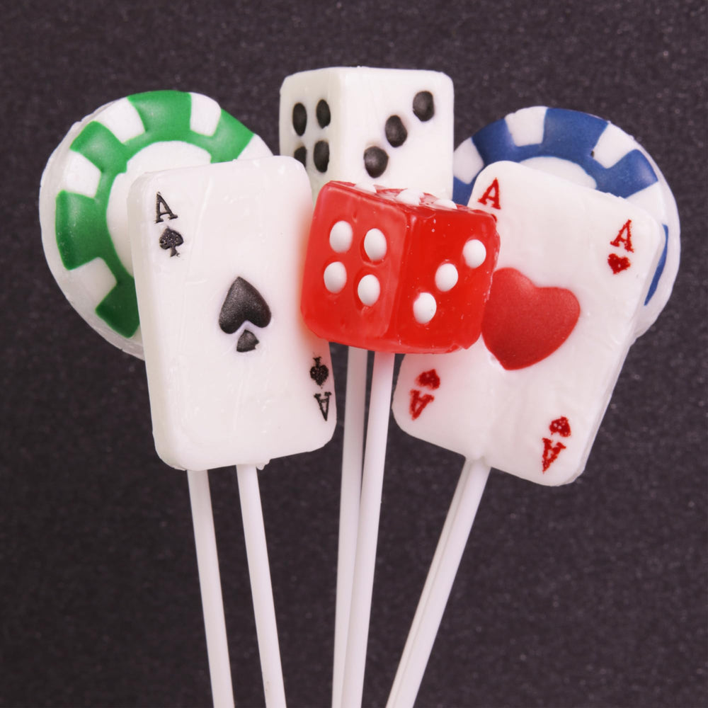 Sweetzo casino lollipops for adult celebrations and events