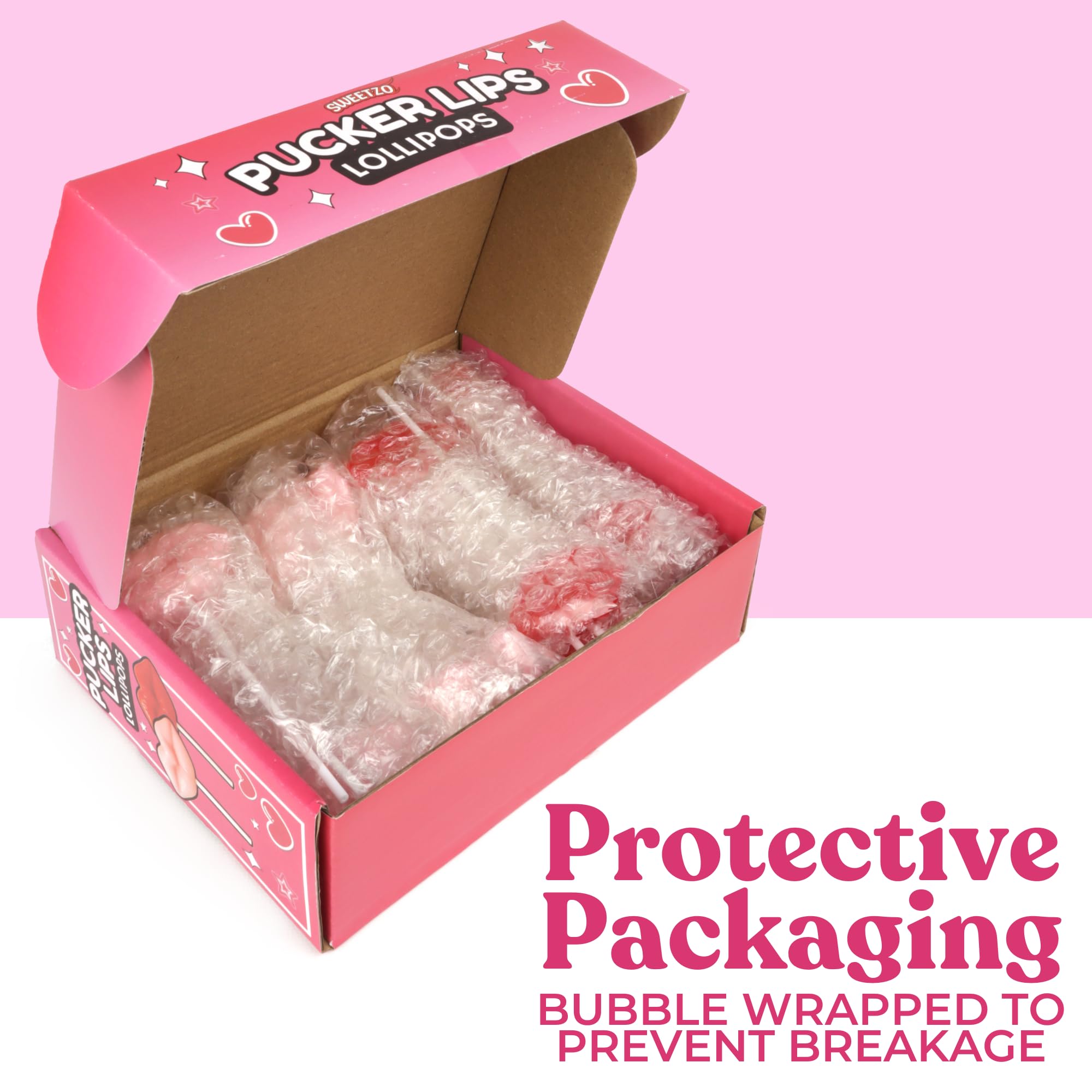 Ages 15 and up packaging note from Sweetzo for teen celebrations.