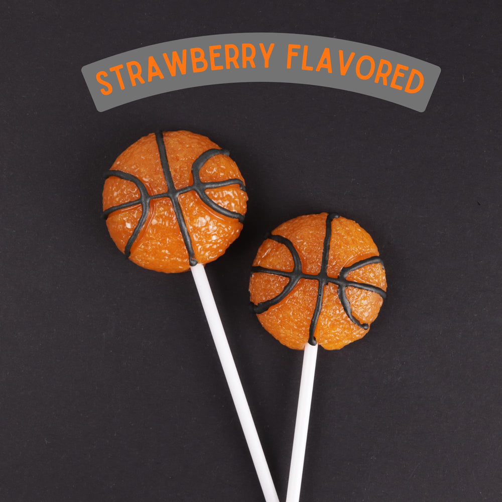 Sweetzo basketball lollipop team party favors, great for celebrations.