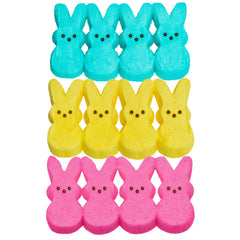 Sweetzo blue bunny Peeps highlighting vibrant color ideal for party favors.