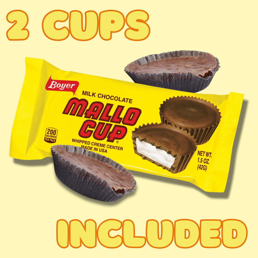 Sweetzo Boyer Mallo Cups perfect for lunchboxes or quick treats.
