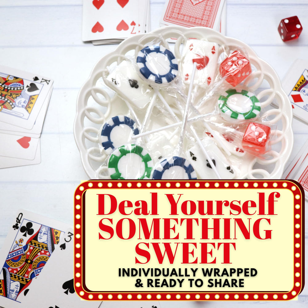 Sweetzo casino lollipop assortment ideal for bulk party stock