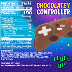 Sweetzo chocolatey controller candy in an Easter gift basket for gamers