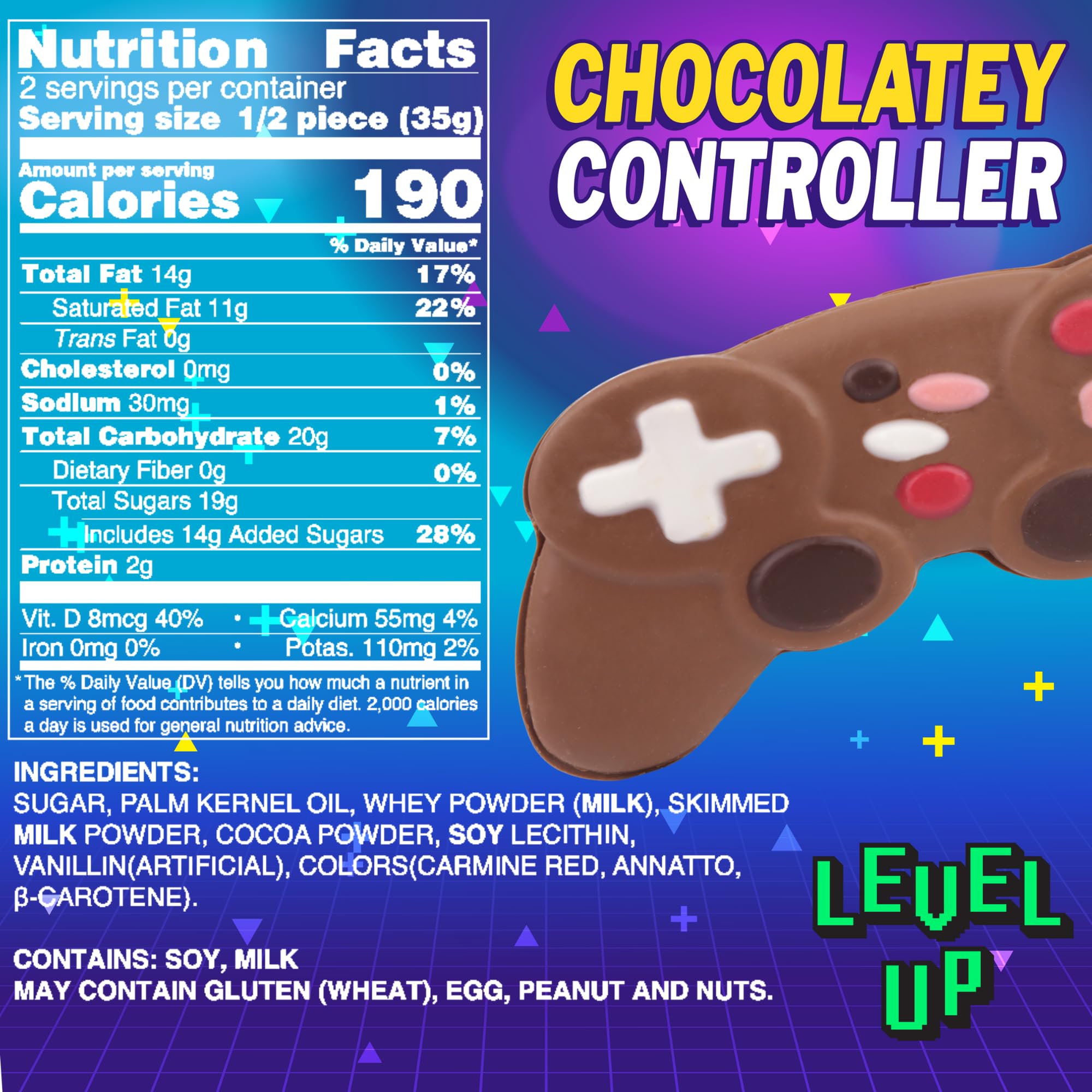Unwrapped Sweetzo Chocolatey Controller ready for quick gaming sessions.