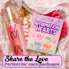 Sweetzo classroom Valentine favors arranged for rewards