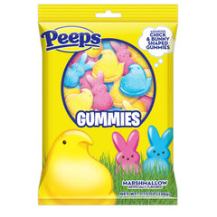 Sweetzo Easter Peeps Gummies three-bags pack ideal for filling eggs and baskets.