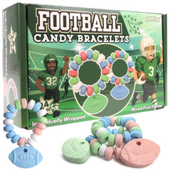 Sweetzo stretchable candy bracelets image demonstrates flexible wear at events.