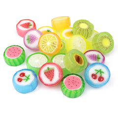Sweetzo fruit slice candy with assorted-flavors visual, ideal for party bowls.