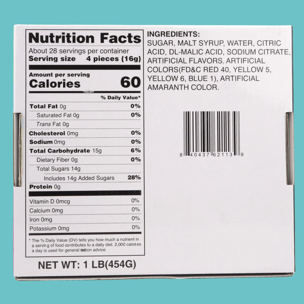 Sweetzo lime-kiwi-orange fruit slice close-up, refreshing palette for snacking.