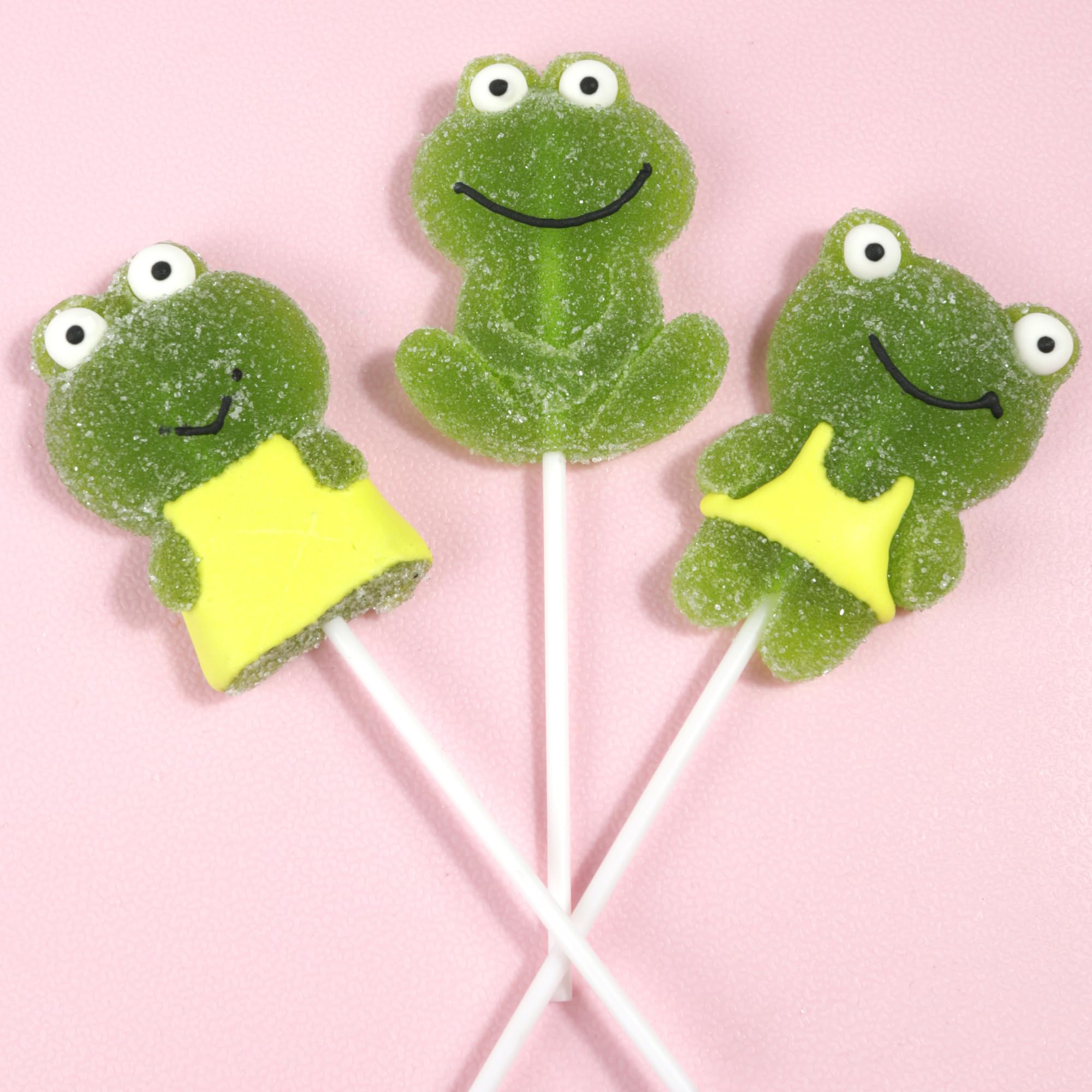 Sweetzo green apple frogs ideal for Easter baskets and seasonal gifting.