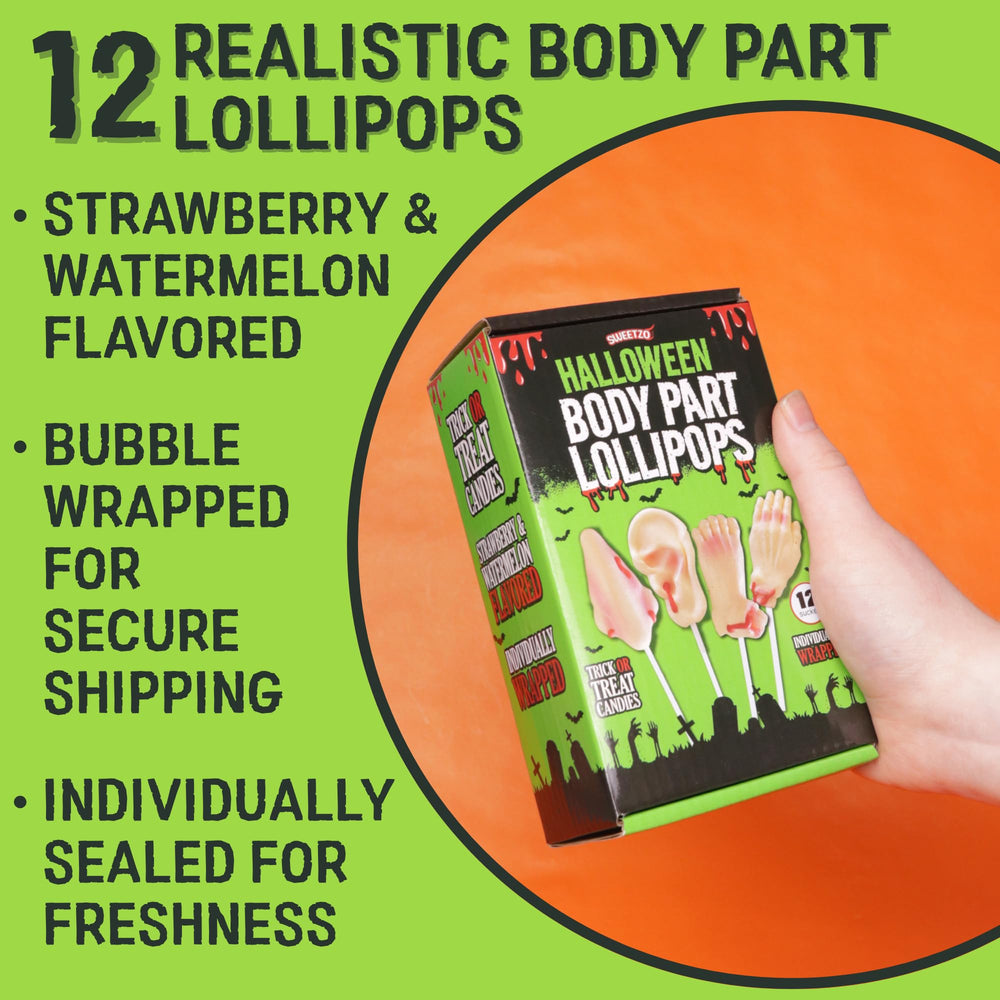 Sweetzo hand-shaped lollipop offers a tasty, shocking Halloween treat