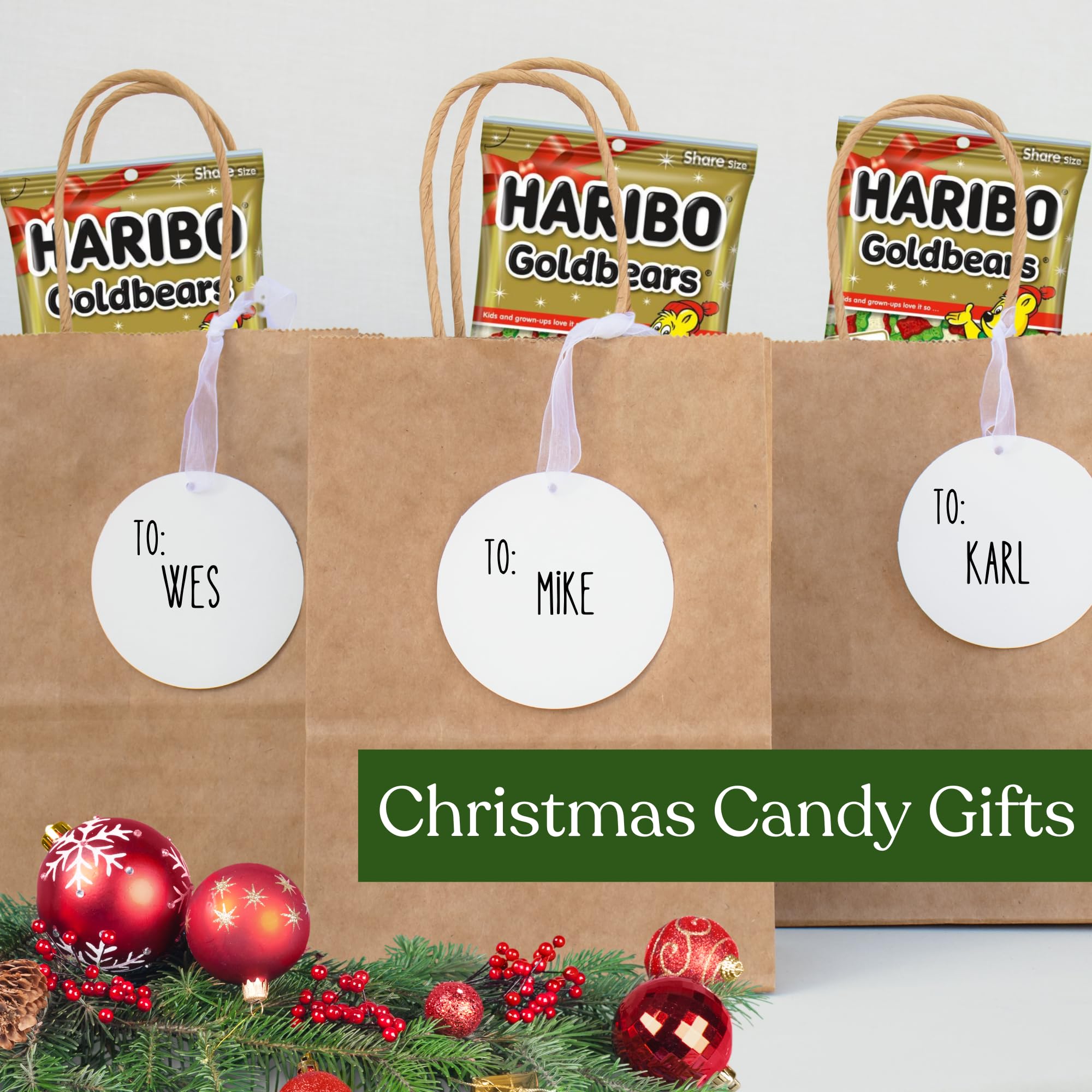Classic chewy texture of Haribo Christmas Goldbears remains nostalgic.