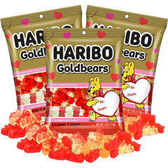 Sweetzo Haribo Valentine’s bears packaging highlights festive gift-ready design.