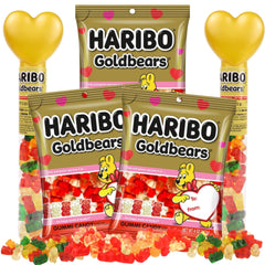 Sweetzo Haribo Valentine’s Day gummy gift set box with festive packaging ideal for gifting