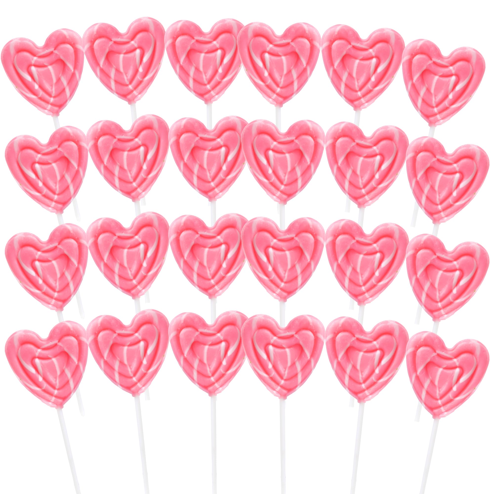 Sweetzo Heart Swirl Lollipops for Valentine's Day celebrations.