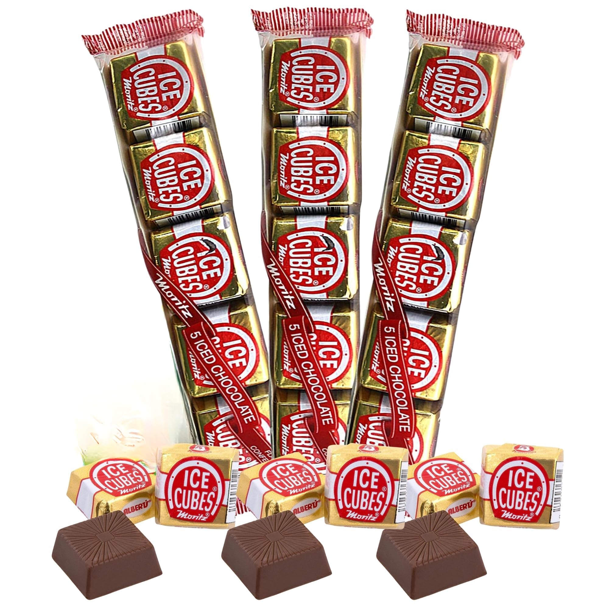 Sweetzo ice cube milk chocolate square, ideal for holiday gifting and sharing.
