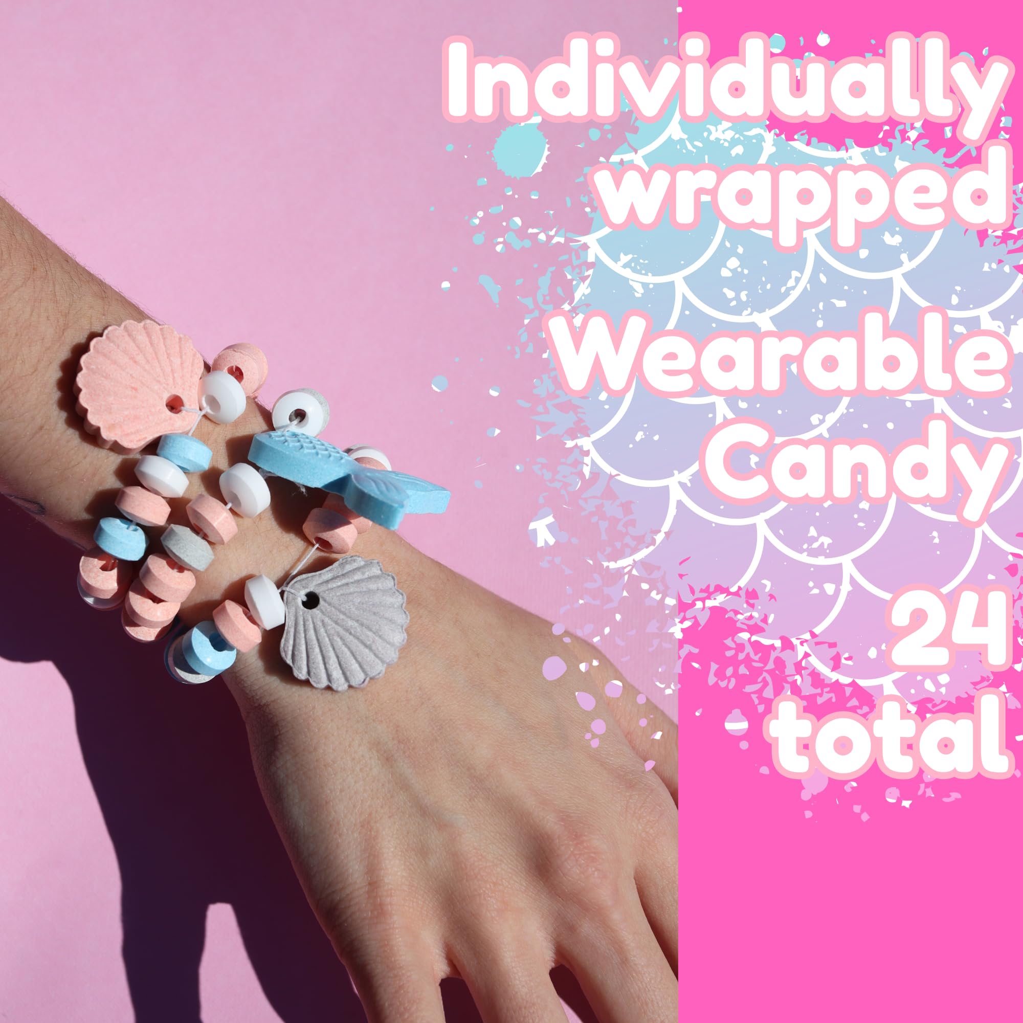 Sweetzo individually wrapped bracelets stay fresh for easy distribution.