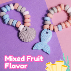 Sweetzo mixed fruit flavors provide a bright, tasty edible jewelry experience.