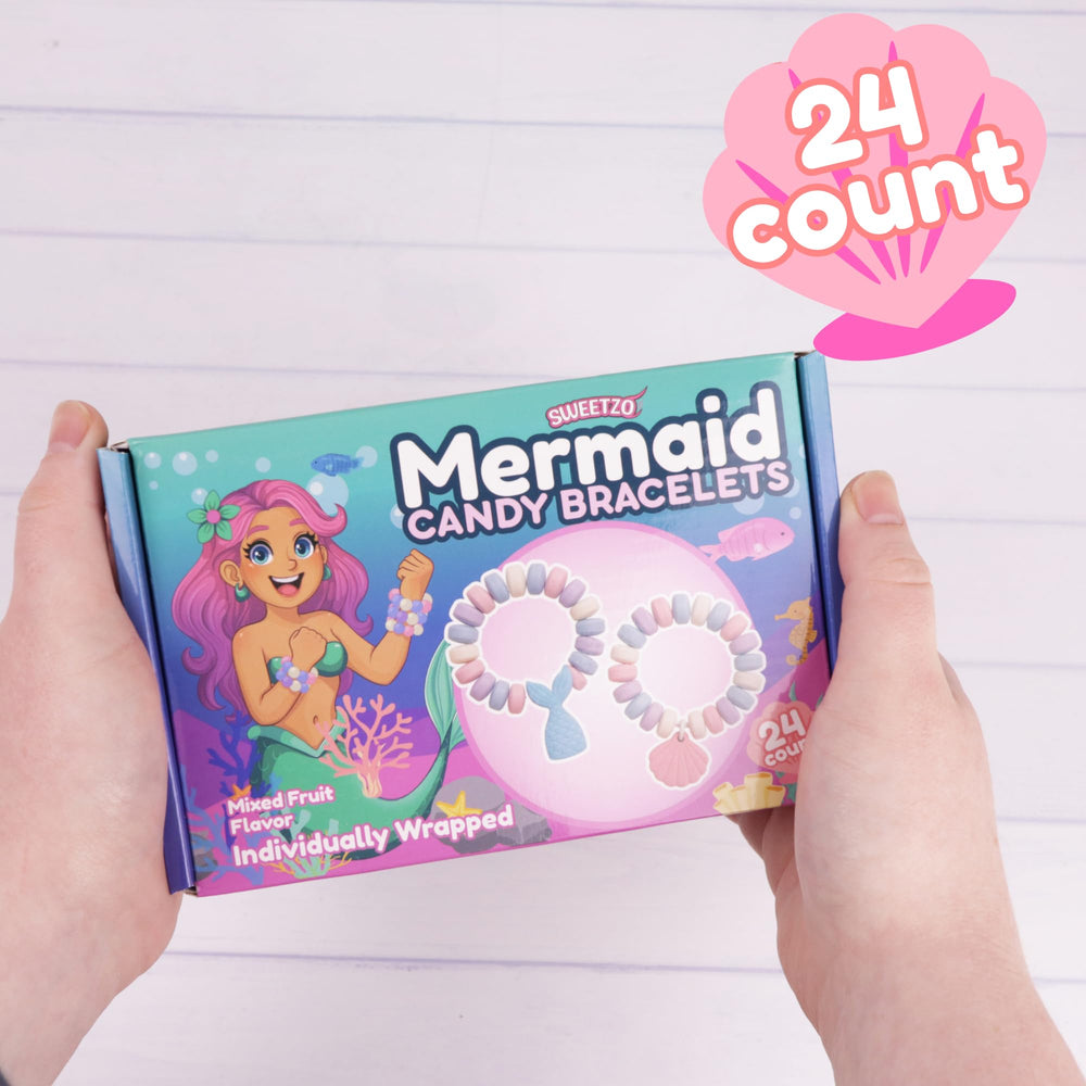 Sweetzo stretchable bracelets double as wearables and shareable treats at gatherings.