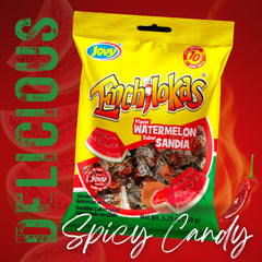 Sweetzo Watermelon gummy close-up, juicy sweetness meets heat.