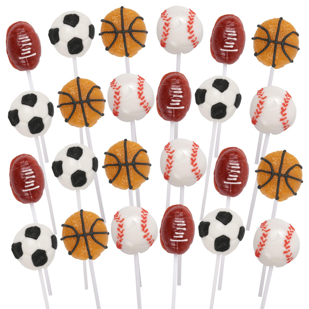 Sweetzo teens-friendly sports lollipops for school and party celebrations.