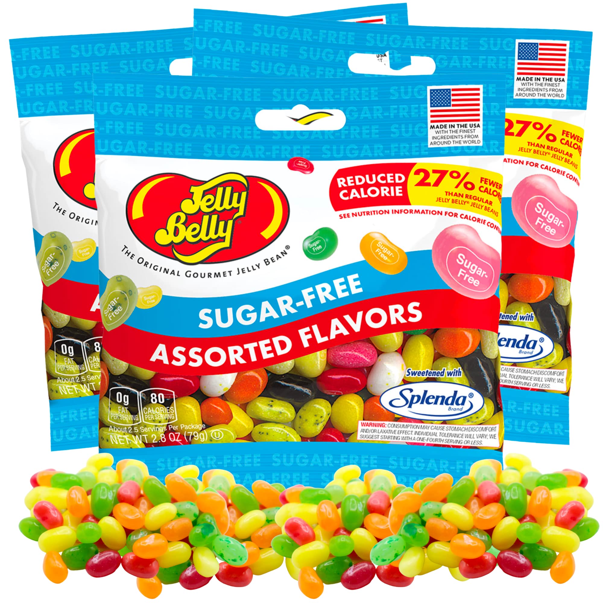 Sweetzo sugar-free jelly beans mixed flavors pack offers a light, shareable treat
