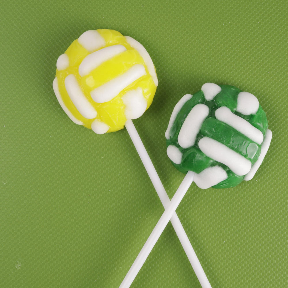 Sweetzo volleyball lollipops party favors for sports celebrations