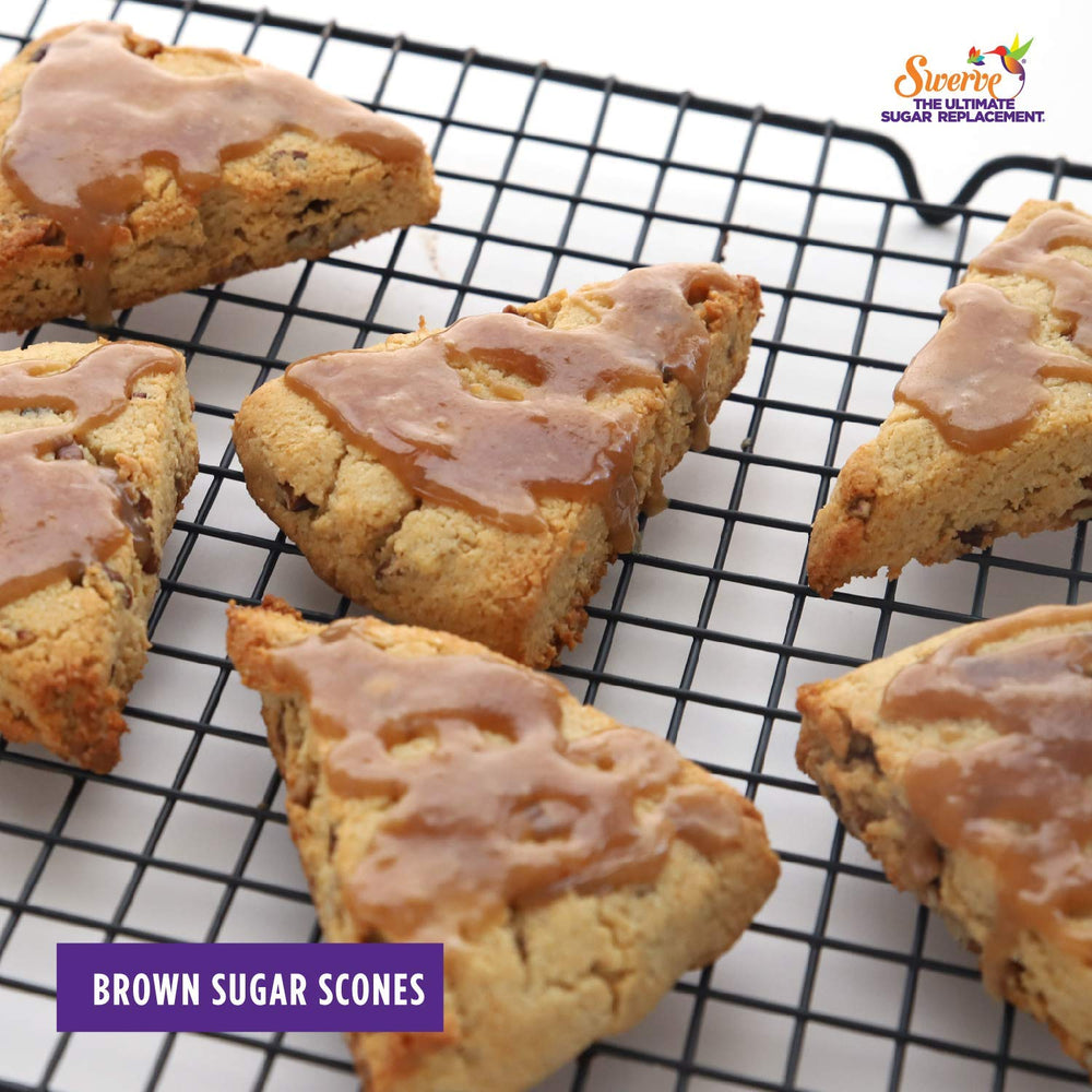 Swerve brown sugar replacement baking dish showcasing versatile dessert prep.