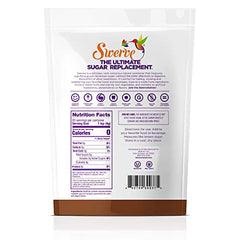 Swerve brown sugar replacement spoon for precise measuring and low-calorie baking.