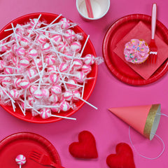 SWIRLEEY strawberry flavor lollipops perfect for party favors and gifts.