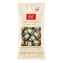 Swiss Delice extra creamy milk chocolate close-up showing rich texture and smooth creaminess.
