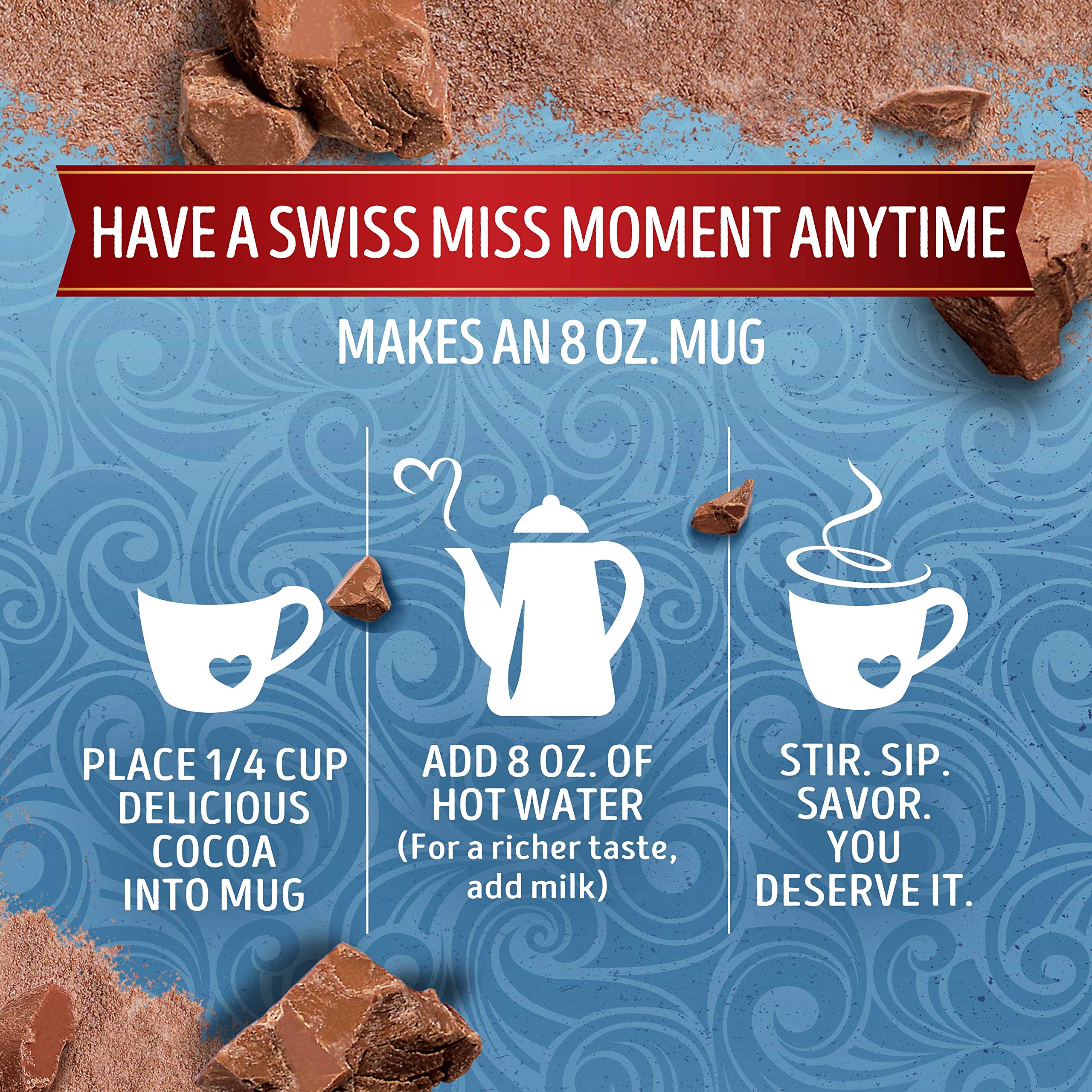 Swiss Miss used in brownies and cookies for baking