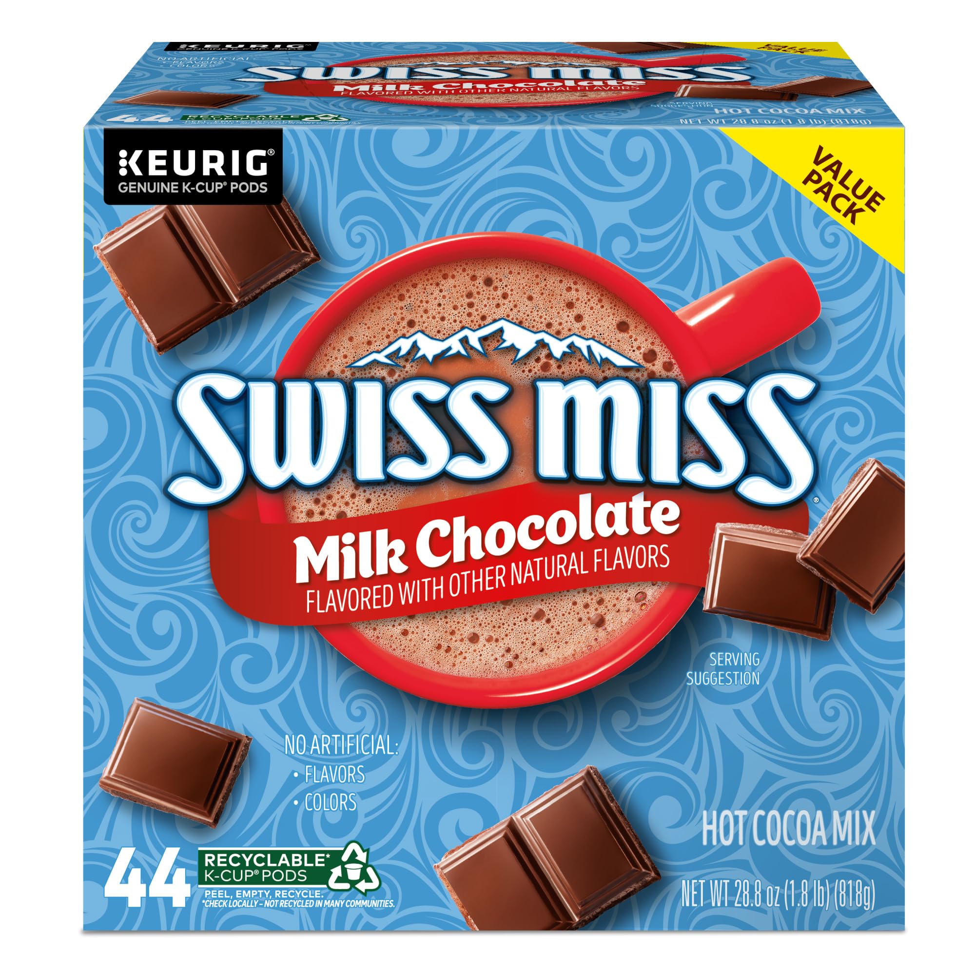 Swiss Miss gift-ready pod pack for sharing.