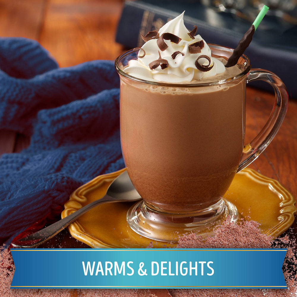 Swiss Miss gluten free label on hot cocoa package