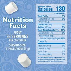 Swiss Miss hot cocoa canister side view highlighting the easy-grip design