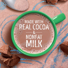 Swiss Miss hot cocoa mug setup, inviting a warm, creamy sip.