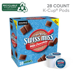 Swiss Miss Keurig-compatible cocoa pod for fast, mess-free brewing