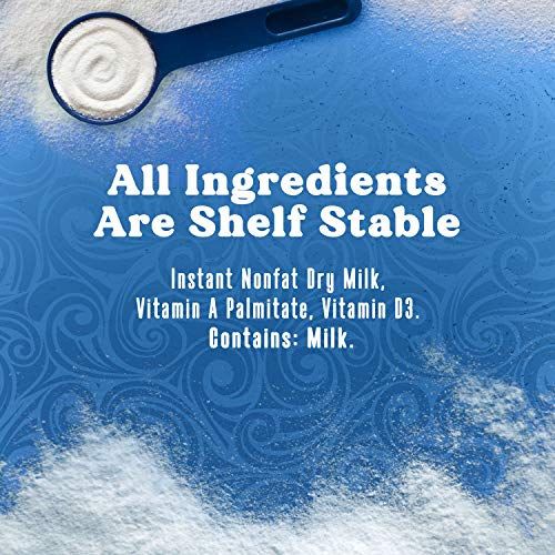 Swiss Miss nutrition label highlighting fortification with vitamins A and D.