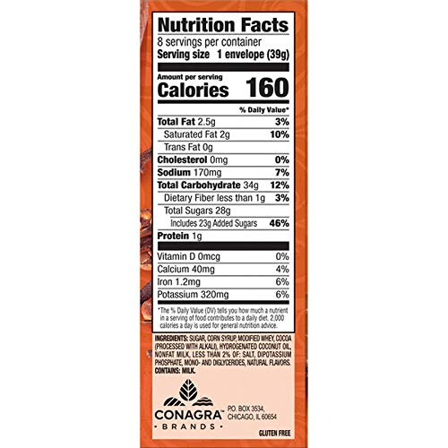 Swiss Miss Pumpkin Spice caffeine-free label supports simple pantry decisions.