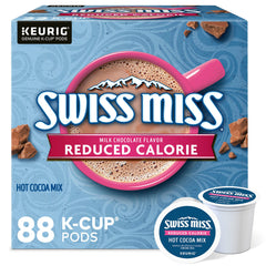Swiss Miss Reduced Calorie K-Cup packaging ready for Keurig brewing