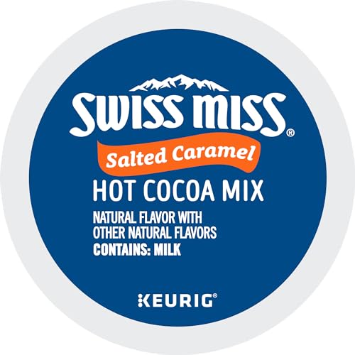 Swiss Miss Salted Caramel K-Cups with pods for easy single-serve indulgence